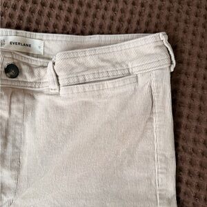 Everlane Sailor Pant Corduroy Pant in Cream